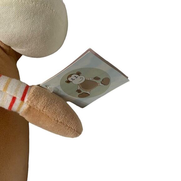 Cubbies Monkey Huggles Oeko Removeable Washable Cover Plush Stuffed Animal Baby - Picture 10 of 12